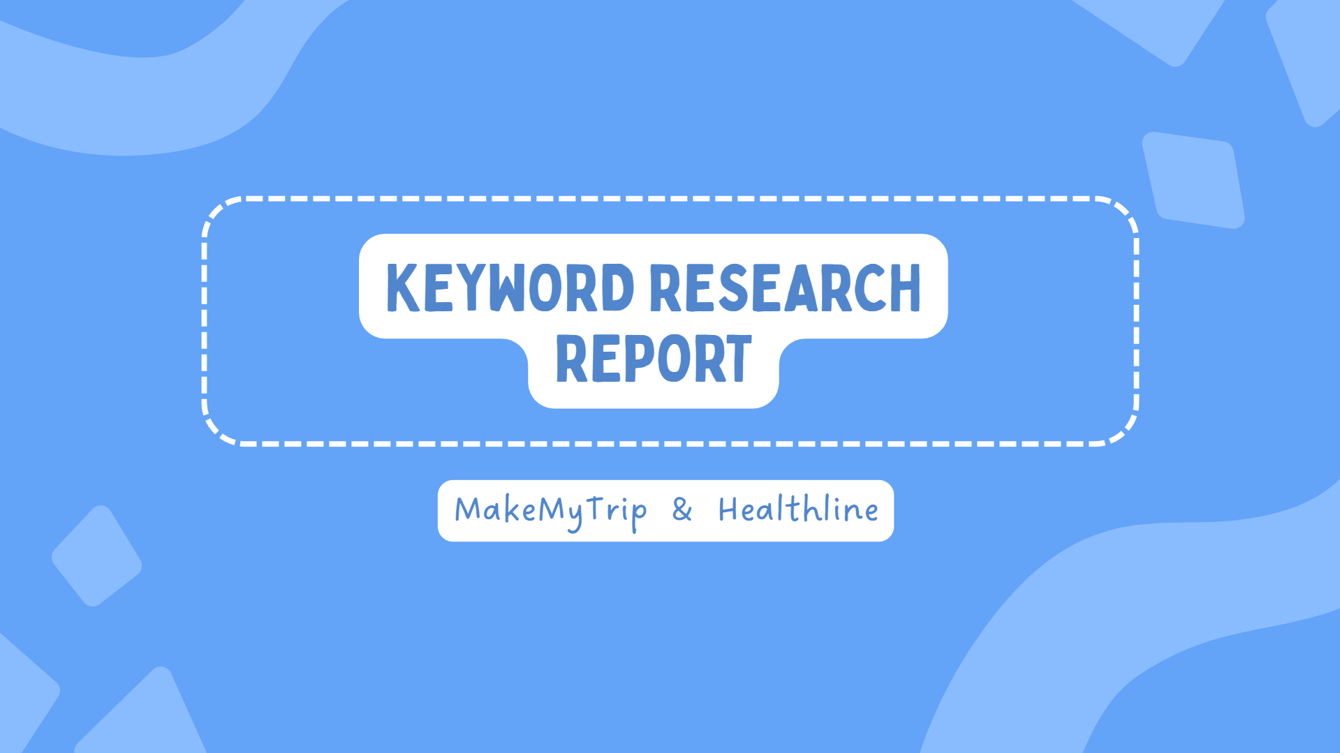 Keyword Research Keyword Research